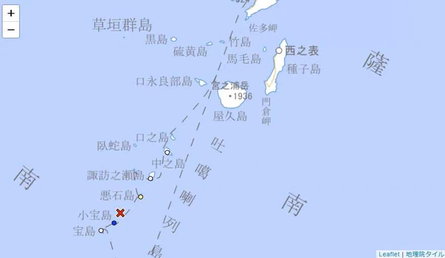 震不停！鹿兒島外海再傳規模5.2地震　2天搖超過90次