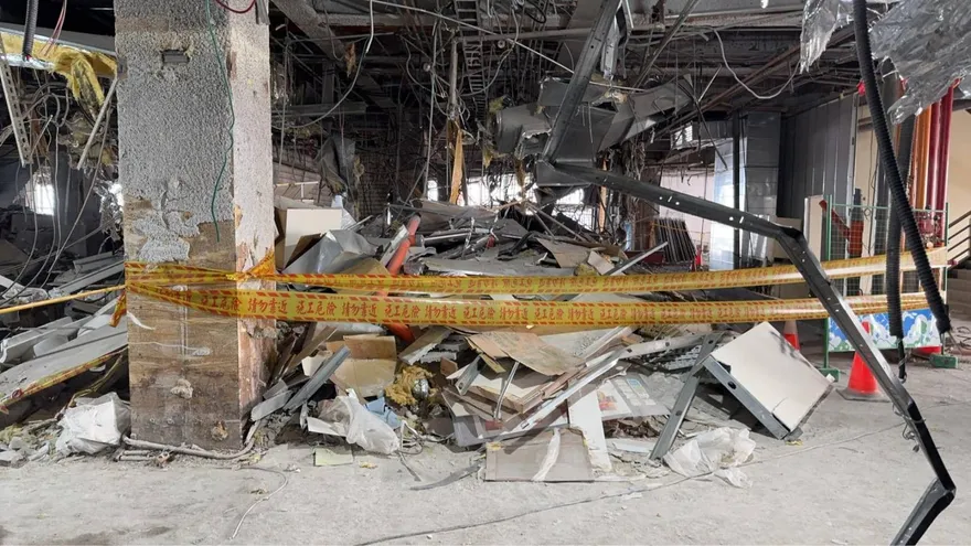 台中新光三越氣爆後加速施工　拚年底前復業