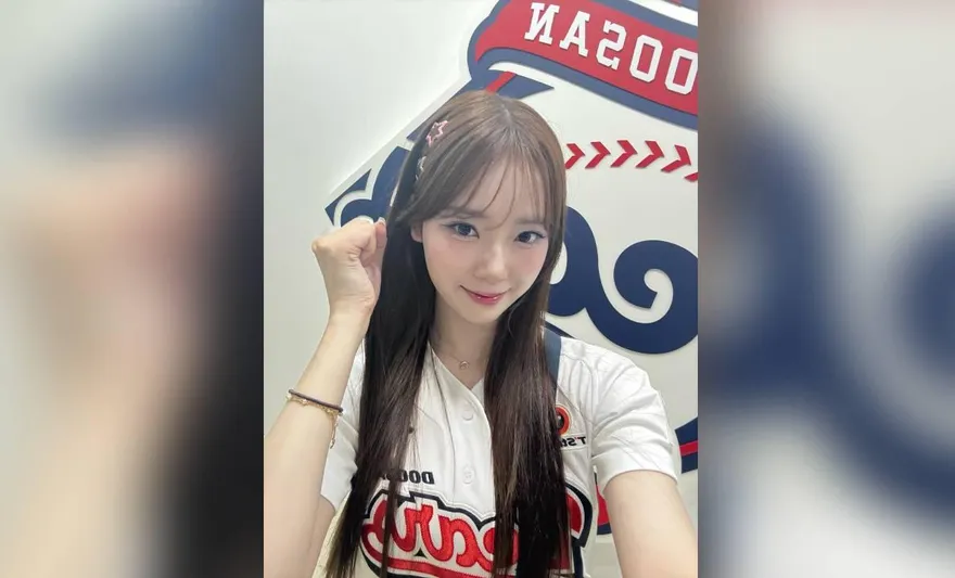 斗山熊新日援初登場！藤本彩花處女秀熱到爆汗