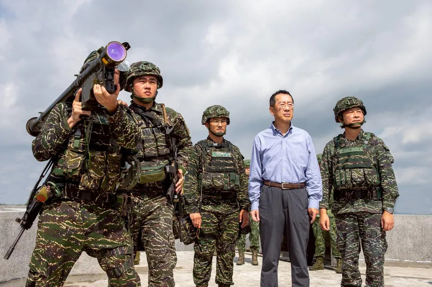 顧立雄視導漢光41號防空演練　陸戰隊肩射刺針飛彈曝光