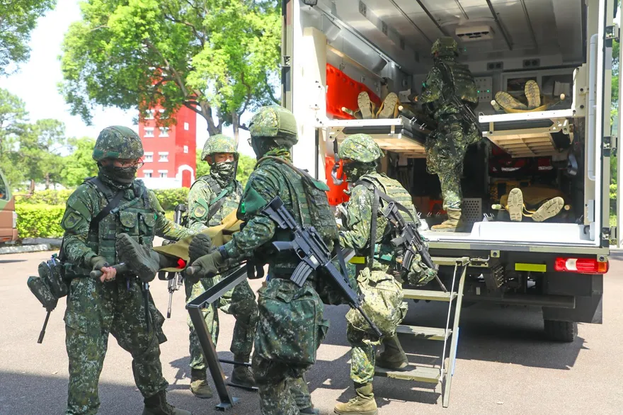 漢光41號戰傷救護演練　三支部新裝備提升戰場存活率