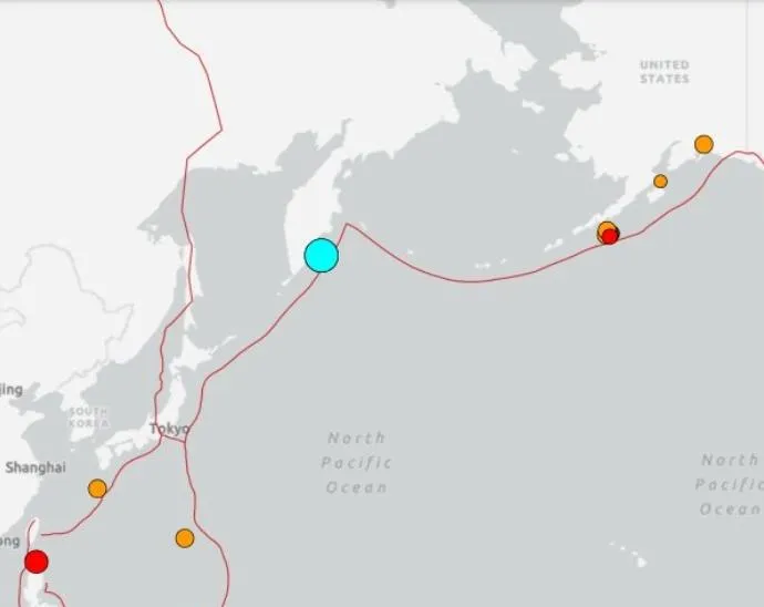 俄羅斯堪察加半島外海強烈地震　規模下修6.7