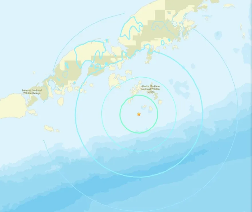 阿拉斯加外海今晨規模6.2地震　暫未發布海嘯預警