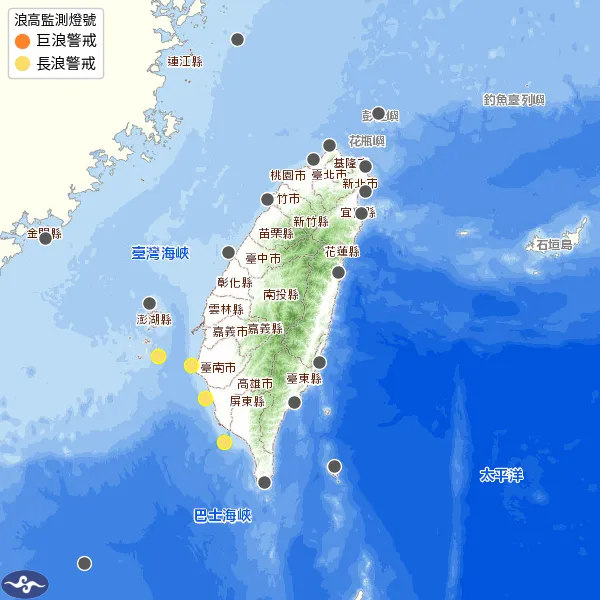 台南七股現1.7公尺浪高！南部、澎湖海邊活動小心長浪