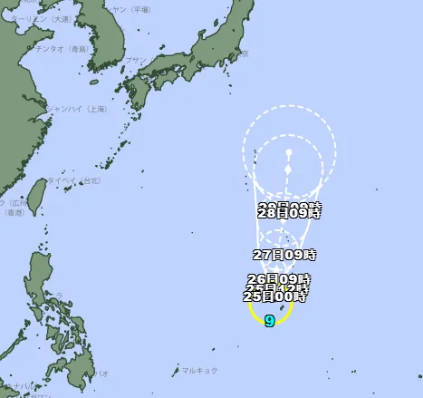 新颱風「柯羅莎」生成了！形成3颱共舞　對台無影響