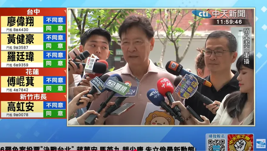 綠委都投不同意票！大法官人事案遭封殺　趙少康：賴清德令不出總統府