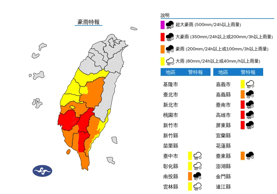 3縣市紅色警戒！　吳德榮：「致災雨」一路下到後天