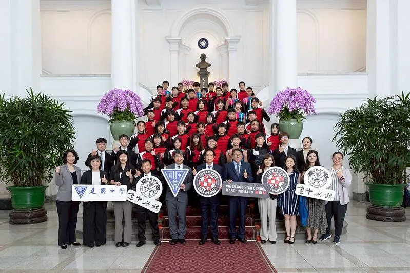 建中樂旗聯隊奪冠　賴清德致賀：全體人民共享榮耀