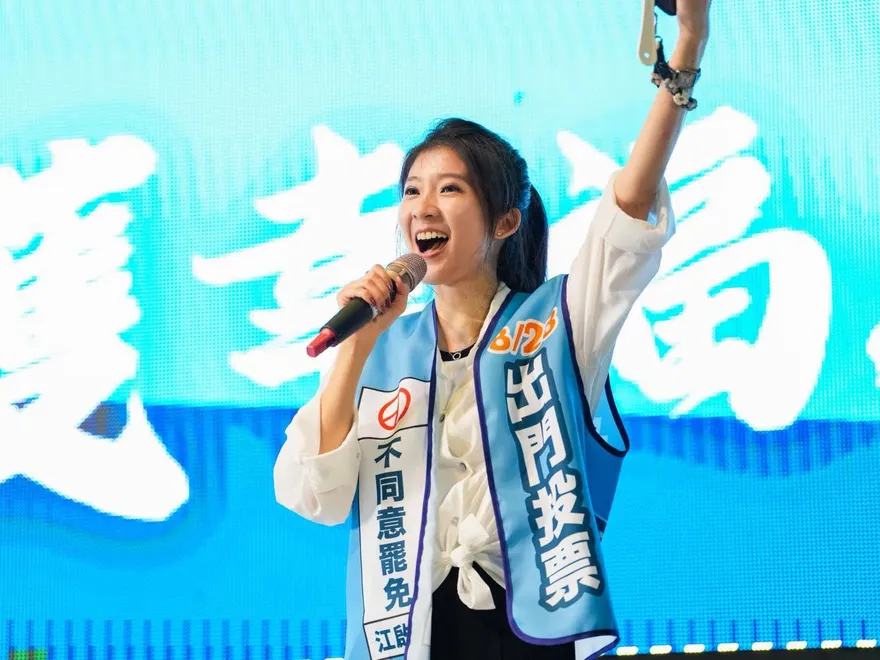 陪立委林思銘新竹掃街　藍營美女發言人曝民眾反應大不同