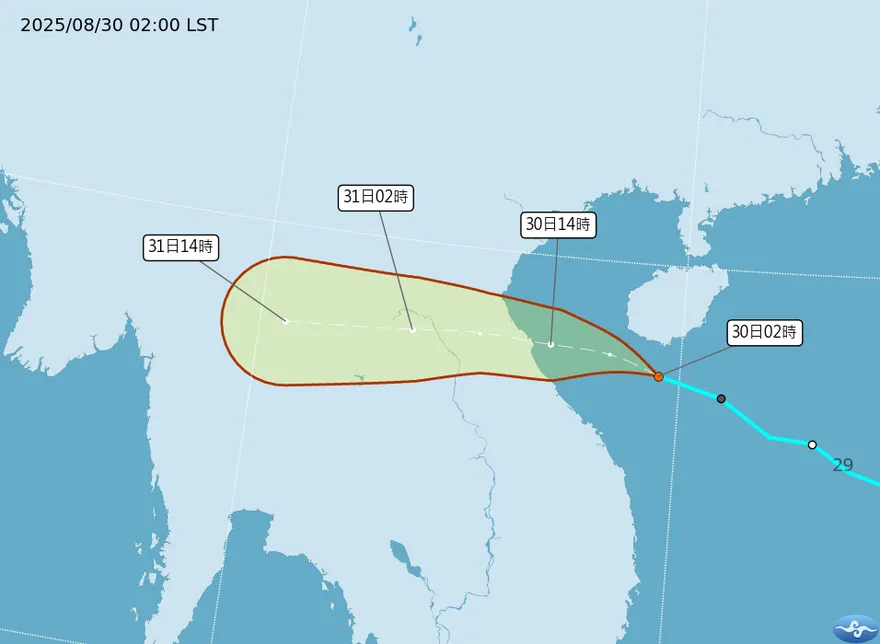 午後變天防大雨！藍湖颱風今將生成　最新路徑曝光