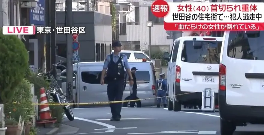 東京街頭韓籍女遭割喉！渾身是血倒地昏迷　男子行兇逃逸