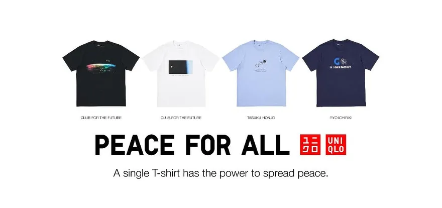 UNIQLO PEACE FOR ALL慈善T恤四款新作登場　全額收益助力國際慈善組織