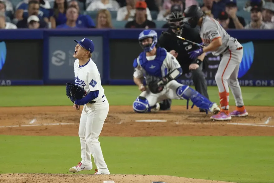 MLB/山本由伸5.1局好投卻丟6保送　道奇險勝巨人