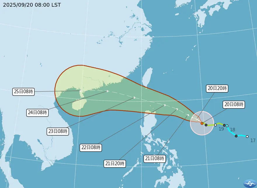 樺加沙長胖！暴風半徑恐擴至300公里　下週雨炸到發紫