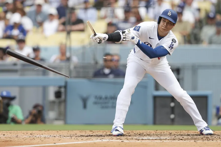 MLB/大谷斷棒安打！連26場上壘　道奇牛棚砸鍋被噓爆
