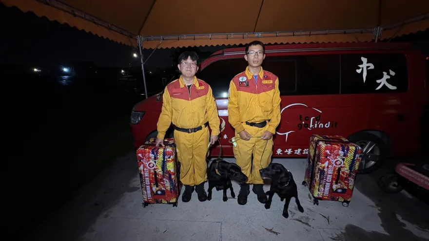 花蓮遭洪水重創！　台中搜救犬待命隨時出動