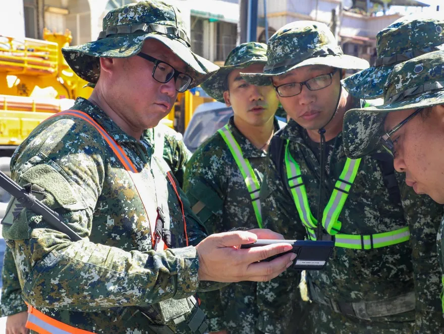 國軍用TAK建花蓮救災共同圖像　已投入2500兵力