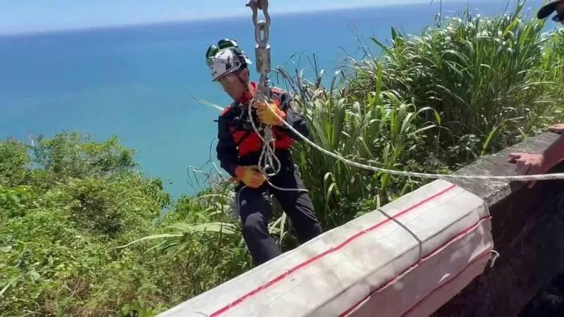 宜縣慘重車禍！舊蘇花公路「機車撞爛人墜谷」生死不明