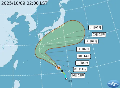 雙颱共存不共舞！　吳德榮：娜克莉大迴轉閃過日本