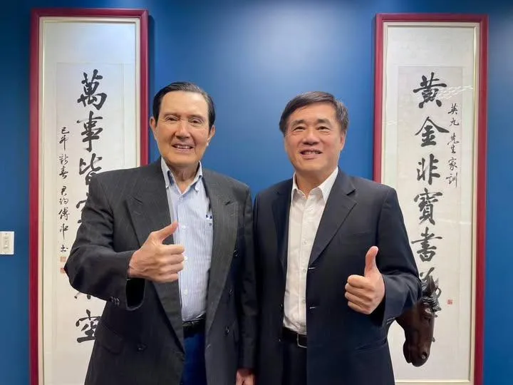 郝龍斌拜會尋求支持　馬英九喊：我這邊你不用擔心