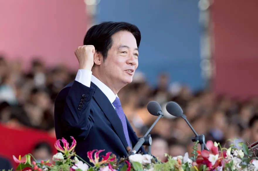 賴清德國慶演說結尾　蔡正元爆料：抄共產黨詩句