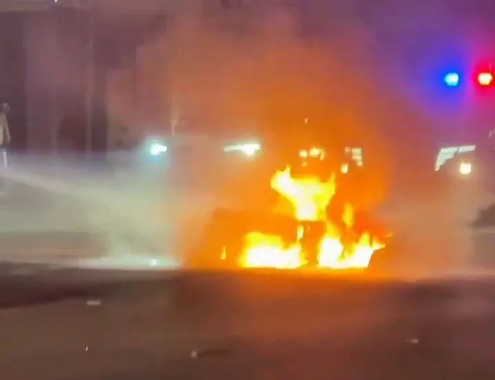 影/火球閃現添醉意！台南「機車狂燃」女騎士驗出酒駕