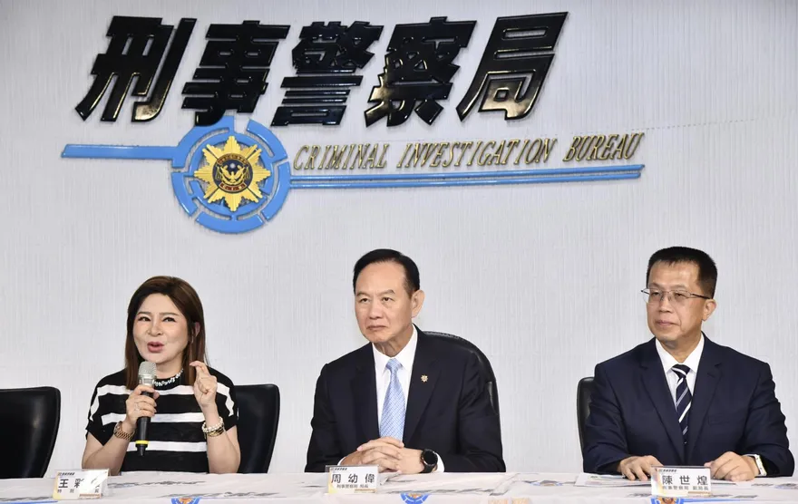 注意！詐團假借花蓮洪災行騙　王彩樺現身刑事局宣導防詐