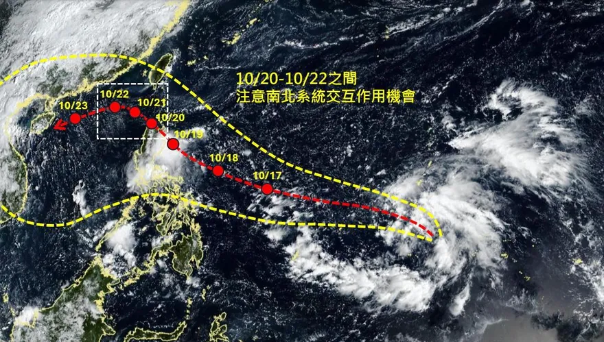 準「風神」颱風恐有共伴效應！　專家：大台北、東部炸雨