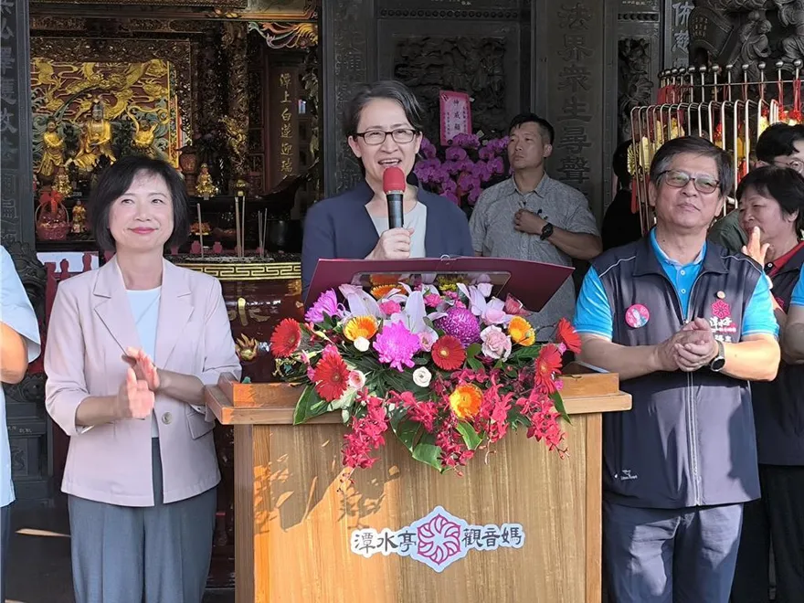 蕭美琴：台灣有地緣政治危機「心存善念」保佑共度難關