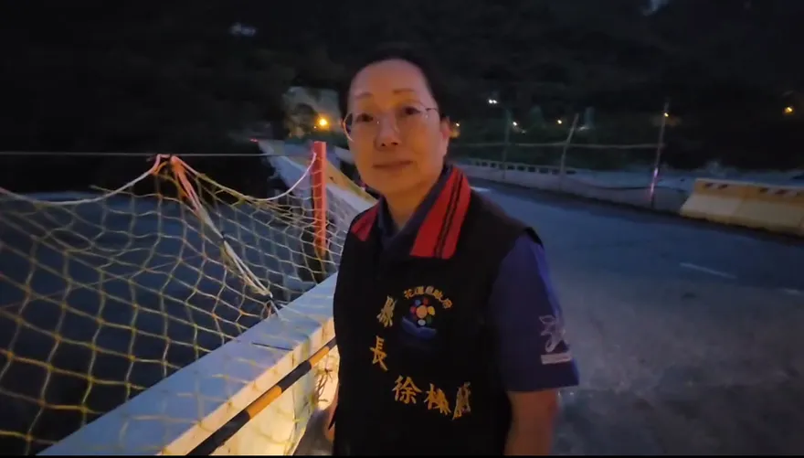 燕子口堰塞湖紅色警戒！花蓮縣長徐榛蔚從光復鄉急衝太魯閣