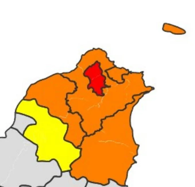 快訊/氣象署發布台北市全區大豪雨特報！