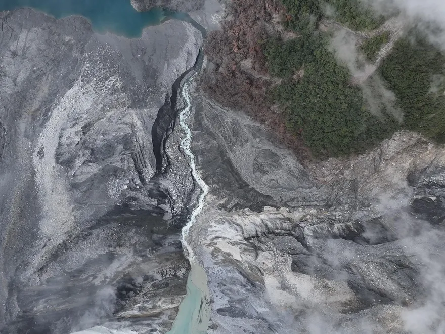 影/浩劫再臨？馬太鞍又有新堰塞湖　1天後有潰堤可能