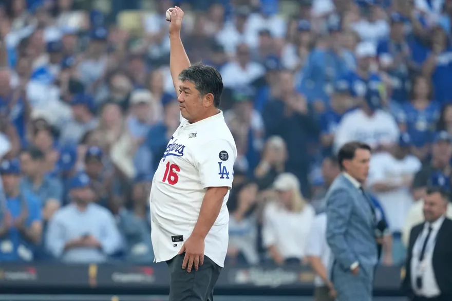 MLB/為日籍三本柱打氣　道奇請來野茂英雄開球