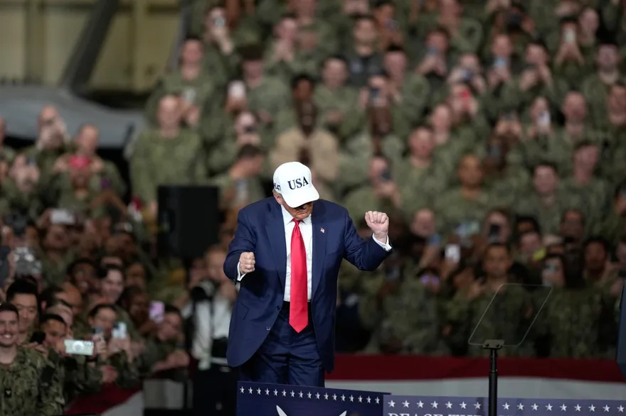 深化美日防務合作！川普橫須賀基地演說　宣佈首批F-35飛彈將交付