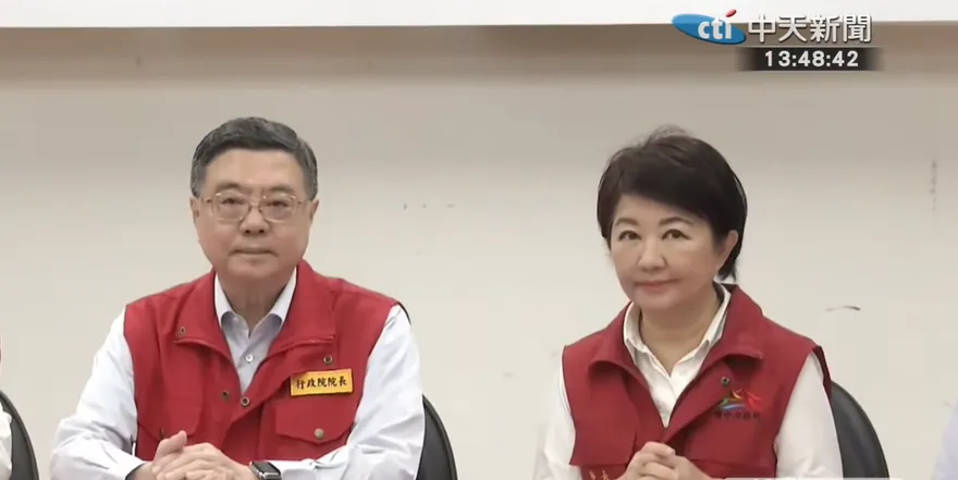 影/卓榮泰到台中非洲豬瘟前進指揮所：中央、地方資料要一致