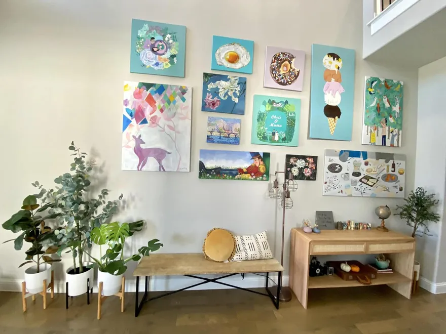 「德州媽媽」遭爆疑似抄襲名家作品　本人親回：是臨摹