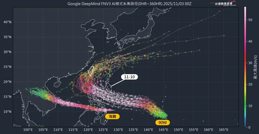 又有颱風假？準「鳳凰」最快11/6生成　恐拋物線掃台