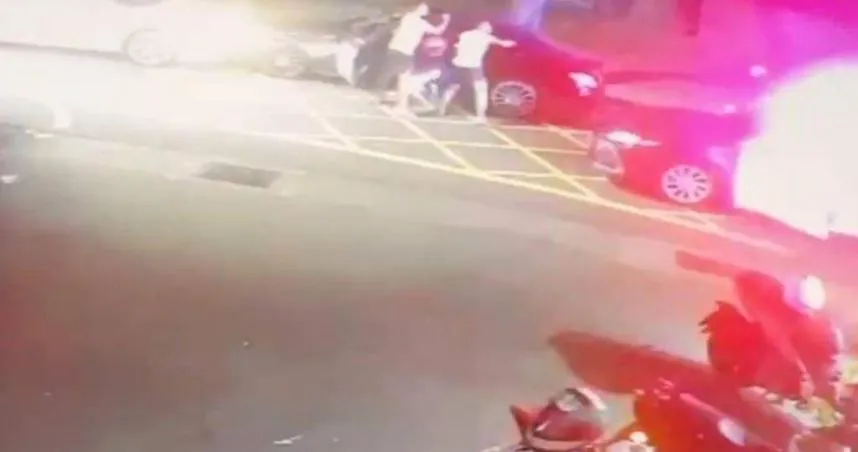 影/虎尾黑賓士連撞行人！竊車涉毒男子肇逃遭圍捕落網