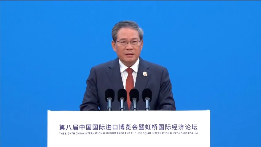 向美喊話？李強上海進博會致詞：堅持互利合作　擁抱自由貿易
