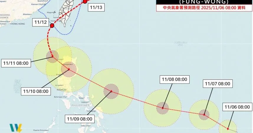 鳳凰颱風「環流大」危險！　專家示警：恐經過台灣上空