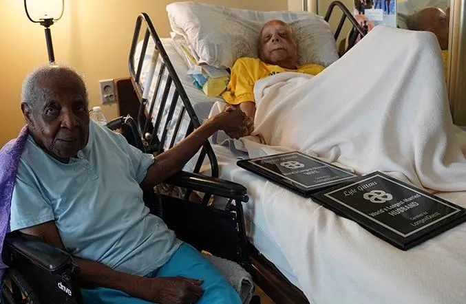 合計216歲！全球最年長夫妻破金氏紀錄　結婚83年秘訣曝光