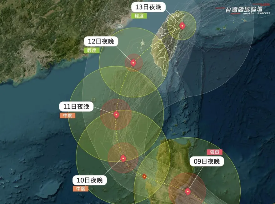 鳳凰登台前預估剩輕颱　氣象粉專：北部、東部明起爛天氣