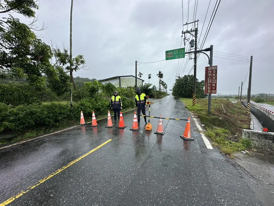 鳳凰來襲立入禁止！花蓮瑞港公路緊急封閉