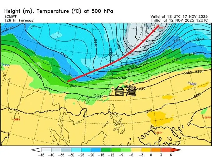 下週降溫超有感「直逼冷氣團」　鄭明典：這支槽線夠深