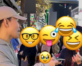 韓網紅「龍鬚糖小哥」急尋台護照主人！　失主竟開心吃糖葫蘆