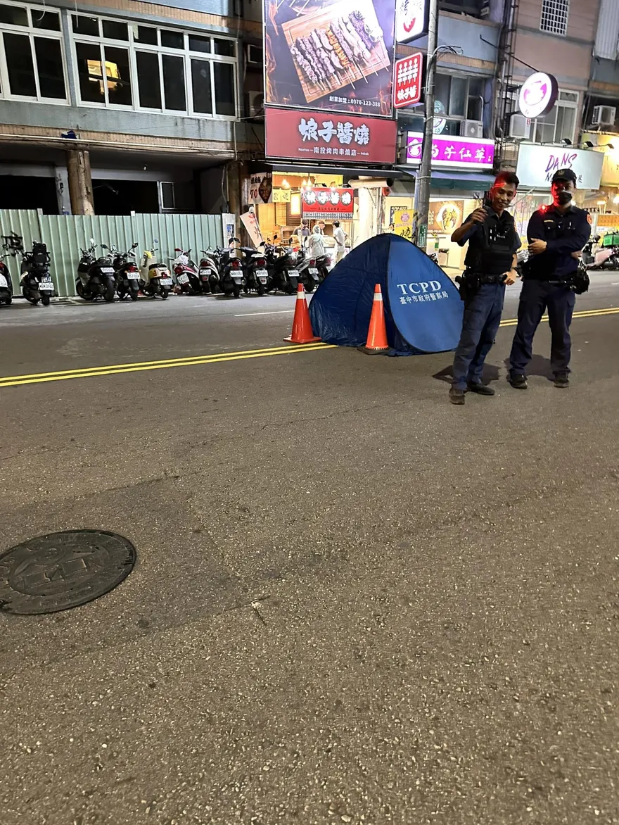 台中西區驚傳墜樓！年輕男子高樓墜落馬路　當場死亡