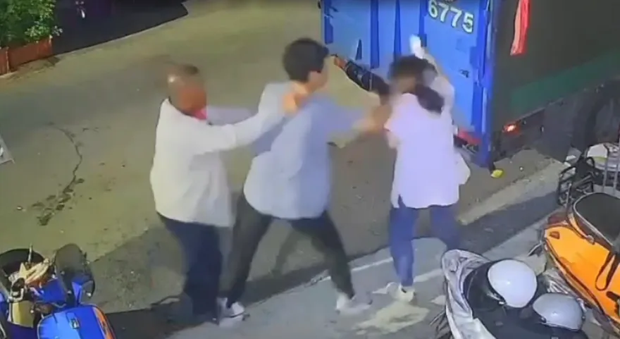 為了招生打女人！高雄宮廟團主當街暴毆、掌摑前妻