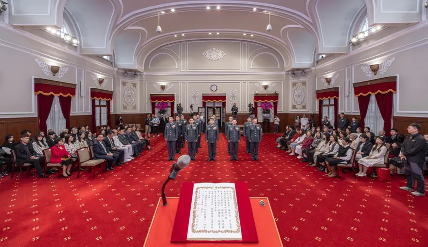 主持國軍12月將官晉任　賴清德：加速打造「台灣之盾」