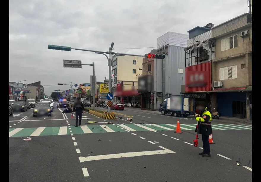 影/宜蘭19歲男疑闖燈高速衝撞機車　50歲騎士受重創慘死