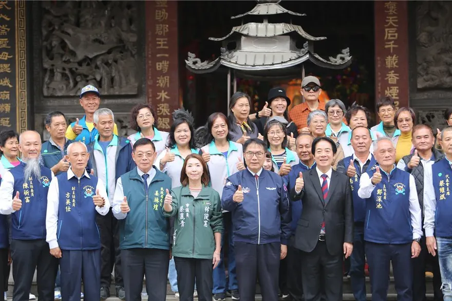 賴清德求媽祖保佑無災！喊不必在意批評「可以不同黨、但要同一國」